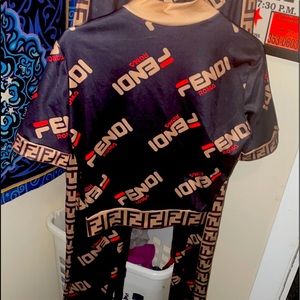 Woman’s size small fendi track suit/ casual wear -